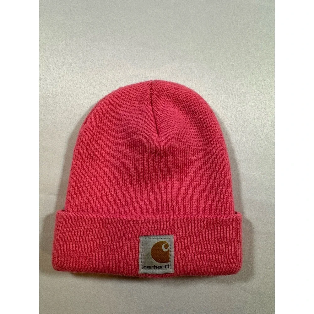 Carhartt infant toddler Pink Beanie Knit Hat One Size Fits All